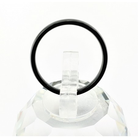 Zwarte Roestvrijstalen Ring 4mm