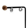 ∅13mm Oorringen Unisex - Gepolijst RVS - Zilverkleurige Oorbellen