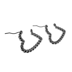 ∅22mm Oorringen Dames - Verguld RVS - Zilverkleurige Hart Oorbellen
