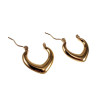 ∅21mm Oorringen Dames - Goudkleurige RVS - Hart-Design Oorbellen