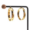 ∅38mm x 6mm Oorringen Dames - Goudkleurige RVS - Oorbellen