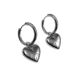 Oorbellen met Hart Hanger...