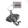 60cm x 3mm Jasseron-Ketting + Grote Olifantenkop Hanger Unisex - RVS