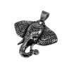 60cm x 3mm Jasseron-Ketting + Grote Olifantenkop Hanger Unisex - RVS