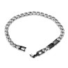 16cm tot 18cm x 3mm Armband Dames - Gepolijst RVS -Tennisarmband met Zirkonias