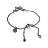 15cm tot 20cm Armband Dames - Gepolijst RVS - Armband met Schuifsluiting - Jasseron Schakelarmband met Vlinder