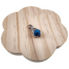 RVS Handgemaakt Visgraat Techniek Natuurlijke Turquoise steen Hanger