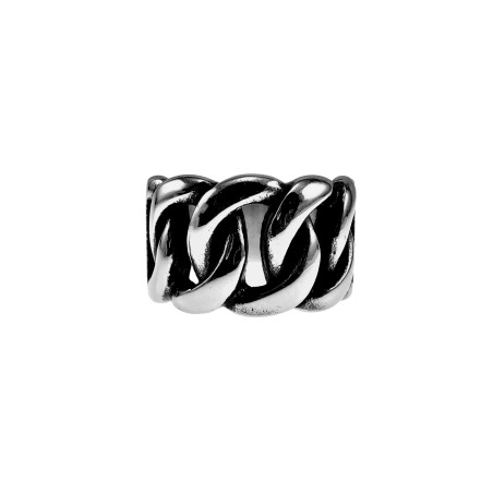 14mm Brede Ring Unisex - Gepolijst RVS - Gourmet-Design Rring