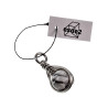 60cm asseron-Ketting + Witte Howliet Steen Hanger RVS - Handgemaakt