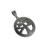 ∅27mm Levensboom Hanger Dames - Gepolijst RVS - Medaillon