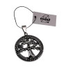 60cm x 3mm Jasseron-Ketting + ∅27mm Levensboom Hanger Dames - RVS