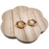 ∅20mm Oorringen Dames - Verguld RVS Gouldkleurige Oorbellen - Ruitvorm