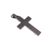Jasseron-Ketting met Bicolor Kruishanger - RVS Zilverkleur/Goudkleur