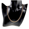 50cm Ketting Unisex - Roségoud Plated - Cubaanse Schakelketting XUPING