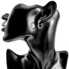 ∅15mm Gedraaide Oorringen Unisex - RVS Oorbellen Dames - Heren