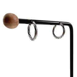 ∅17mm Gedraaide Oorringen Unisex - RVS Oorbellen Dames - Heren