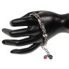Gepolijst RVS - Byzantijnse Schakelarmband met Koffieboon Schakel Dames