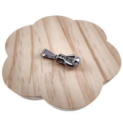34mm x 12mm Bokshandschoen Hanger Unisex - Gepolijst RVS - Boks Handschoen Hanger Dames - Heren