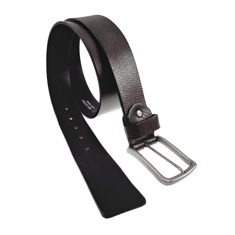 90 tot 100cm Echt Leer Leren Riem - Gebarsten Donkerbruin Riem - 4cm 90 tot 100cm Echt Leer Leren Riem - Gebarsten Donkerbruin Riem - 4cm