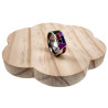 Emaille Ring Dames - Gepolijst RVS Geometrisch Gekleurde Emaille Ring