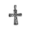 61mm x 42mm Kruis Hanger Unisex - Gepolijst RVS - Grote Kruishanger