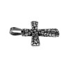 61mm x 42mm Kruis Hanger Unisex - Gepolijst RVS - Grote Kruishanger