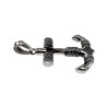 60cm x 5mm RVS Jasseron-Ketting + Grote Ankerhanger  Heren