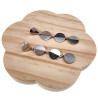 Oorbellen Dames - RVS - 61mm Lange Driekleurige Geometrische Oorbellen