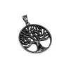 60cm x 3mm Jasseron-Ketting + ∅28mm Levensboom Hanger Unisex - RVS