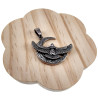 60cm x 3mm RVS Jasseron-Ketting + 49mm Havik Arend Hanger Unisex