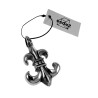 38mm Leliebloem Hanger Heren - Gepolijst RVS - Fleur de Lis Hanger