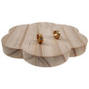 ∅10mm x 4mm Mini Oorringen met Zirkoniasteen Unisex - Verguld RVS