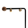 ∅10mm x 4mm Mini Oorringen met Zirkoniasteen Unisex - Verguld RVS