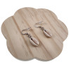 Schelp Orbellen Dames - RVS - Haakoorbellen - Boheemse Oorbellen van Natuurlijke Schelp - Handgemaakt