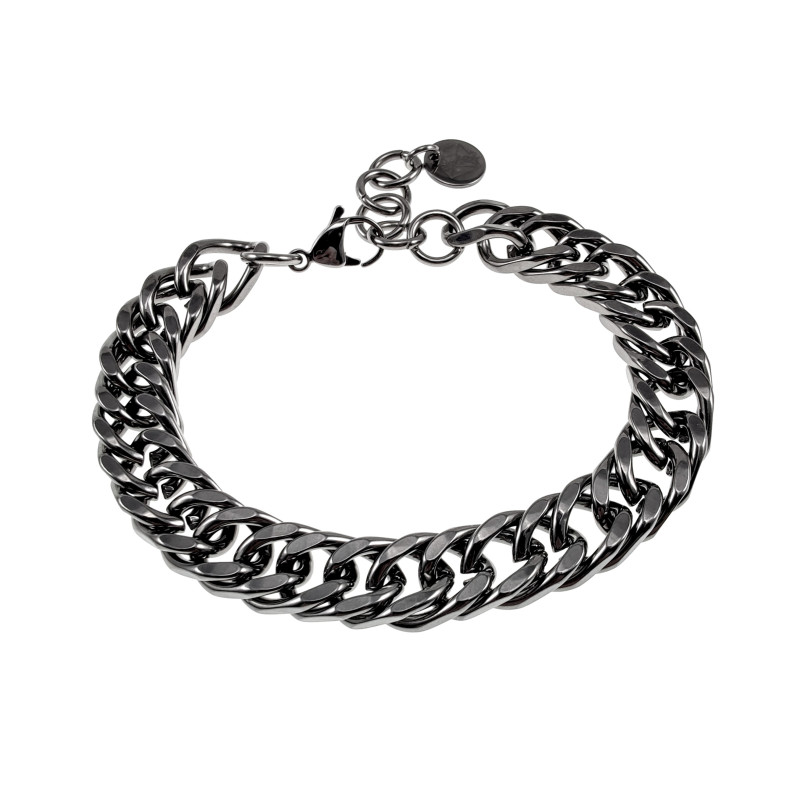 Armband Heren - Gepolist RVS - Gourmet Schakelarmband - Verstelbaar Armband Heren - Gepolist RVS - Gourmet Schakelarmband - Verstelbaar