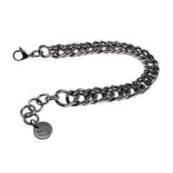 Armband Heren - Gepolist RVS - Gourmet Schakelarmband - Verstelbaar
