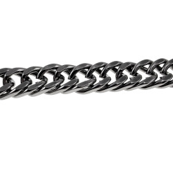 Armband Heren - Gepolist RVS - Gourmet Schakelarmband - Verstelbaar