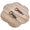 ∅15mm x 2,5mm Oorringen Unisex - RVS - 45mm Lange Oorbellen Hangende Ster - Handgemaakt