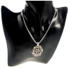 Ketting + Bloemhanger Dames - Bicolor RVS - Handgemaakt door esde2