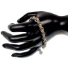 Exclusieve Bicolor RVS Verweven Ringarmband Handgemaakt Verstelbaar
