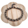 Exclusieve Bicolor RVS Verweven Ringarmband Handgemaakt Verstelbaar