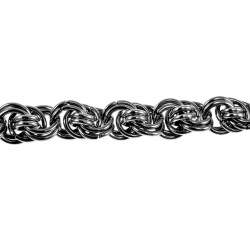 Exclusieve Gepolijst RVS Verweven Ringarmband Handgemaakt Verstelbaar