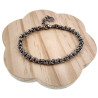 Unisex RVS Armband met Dubbele Ringsschakels Handgemaakt - Verstelbaar