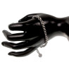 Unisex RVS Armband met Dubbele Ringsschakels Handgemaakt - Verstelbaar