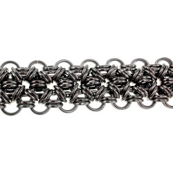 Unisex Armband Japans Knoopwerk in RVS - Handgemaakt - Verstelbaar