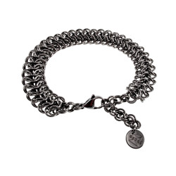 RVS Armband met Perzische Drakenschub Weving Verstelbaar 15cm tot 19cm