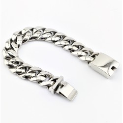17mm Gepolijst 316L Roestvrijstalen Armband