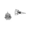 RVS Oorknoppen met Fonkelende Zirkonia -  8mm Ronde Oorbellen Unisex