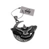 60cm x 3mm RVS Jasseron-Ketting + Grote Adelaar Hanger Unisex