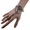 Exclusieve RVS Armband met Tijgeroog en Ring 20,4mm - 16cm tot 19cm